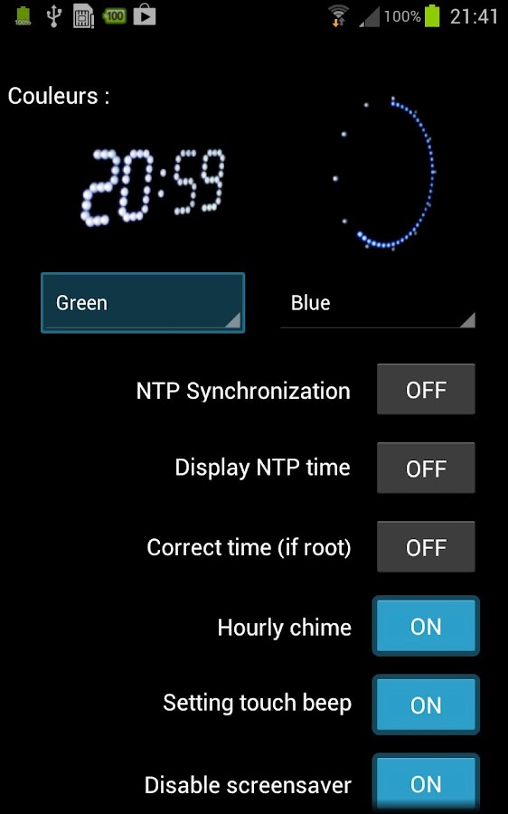 Gorgy Timing LEDI® Clock Screen 3