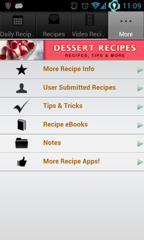   Dessert Recipes!- screenshot  