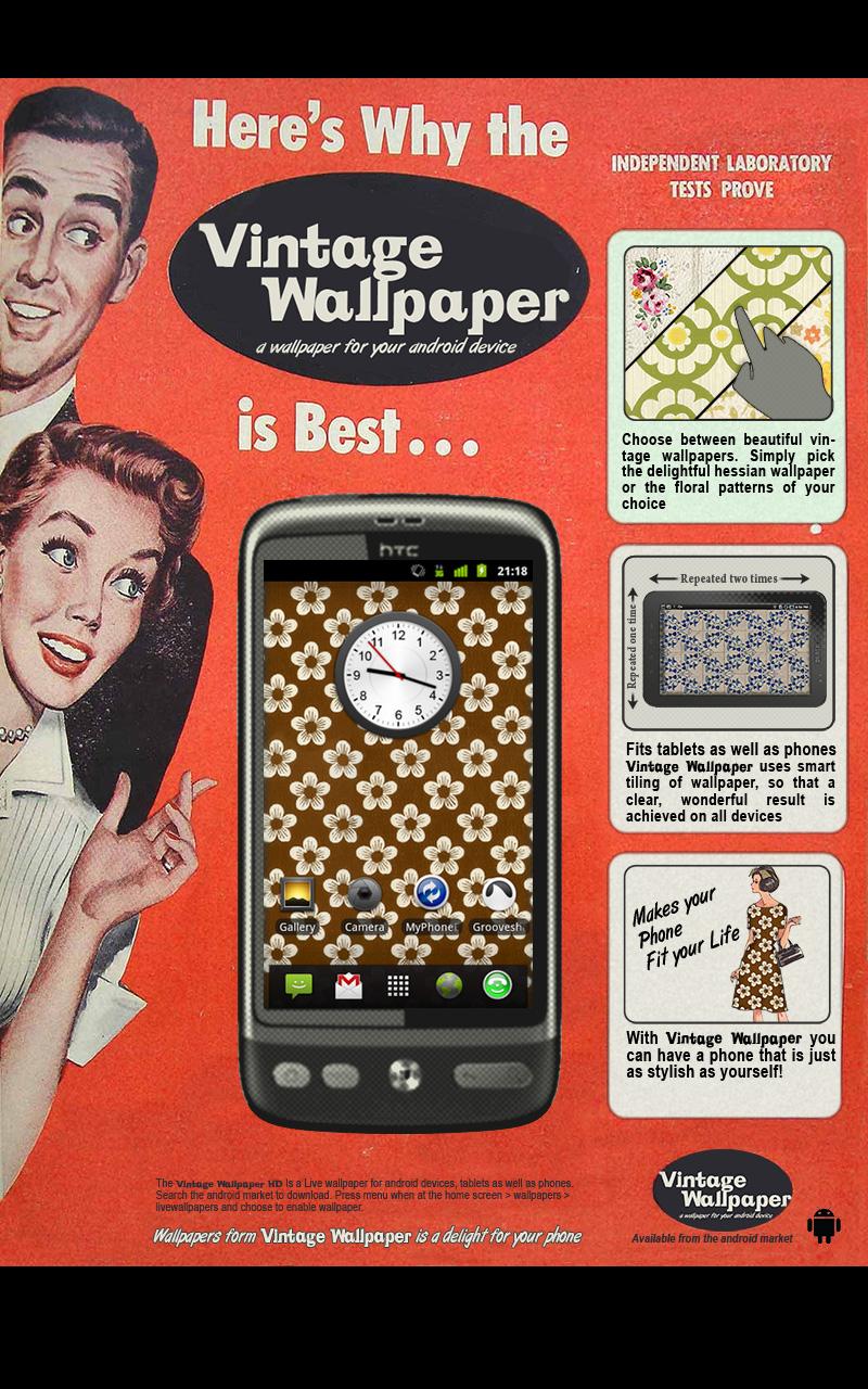Vintage Wallpaper HD Screen 1