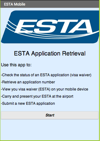 Visa Waiver ESTA Retrieval App