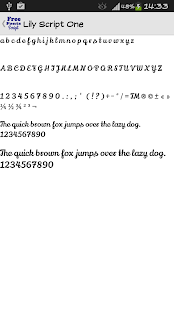 Script Fonts for FlipFont Screenshots 2