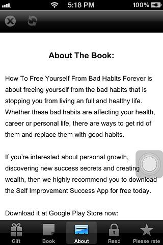 【免費書籍App】How To Remove Bad Habits App-APP點子