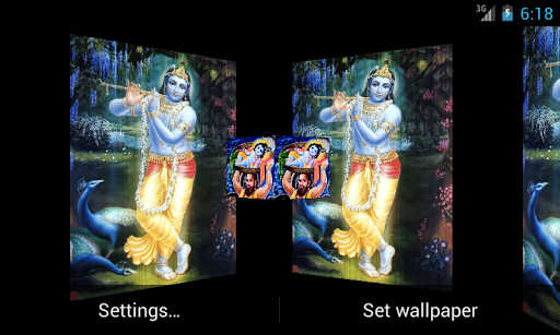 Gopal Krishan 3D LiveWallpaper
