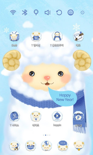 免費下載個人化APP|Happy New Year 런처플래닛 라이브 테마 app開箱文|APP開箱王