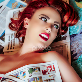 Comic Look by Amie Moses - People Portraits of Women