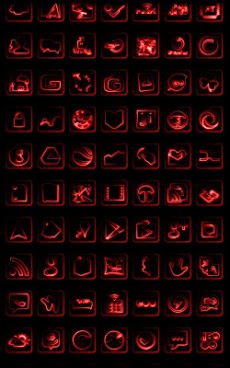 アイコンパック ネオンレッド Androidアプリ Applion