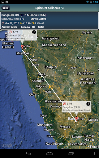 Mumbai Airport + Radar BOM