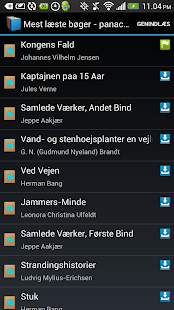  Gratis bøger på dansk – miniaturescreenshot  