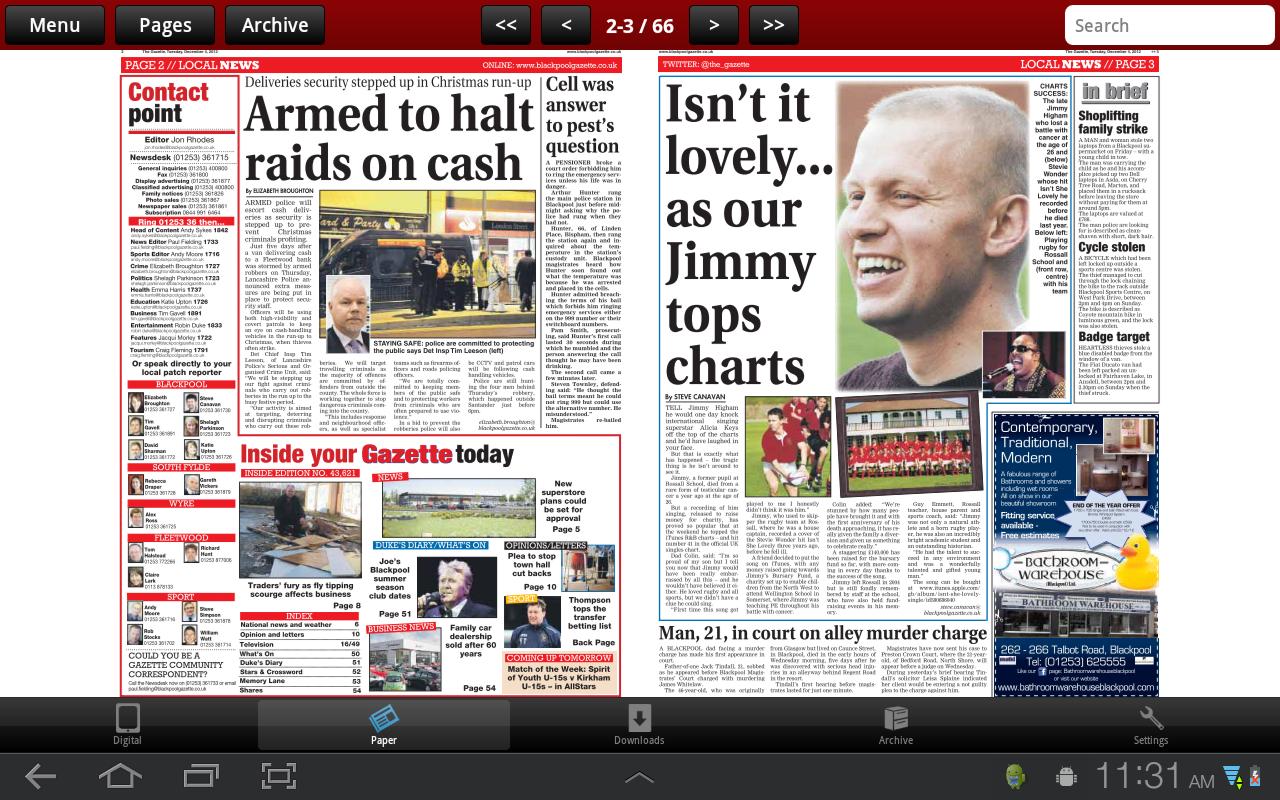 Blackpool Gazette Newspaper Android Apps on Google Play