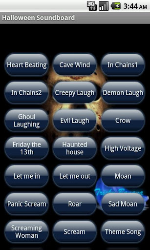 Halloween Soundboard Android app Screenshot 1
