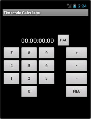 Timecode Calculator