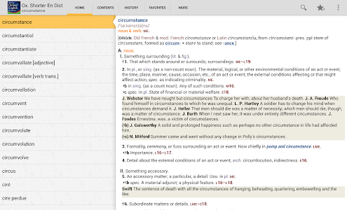 Screenshot Oxford Shorter English Dict v4.3.122