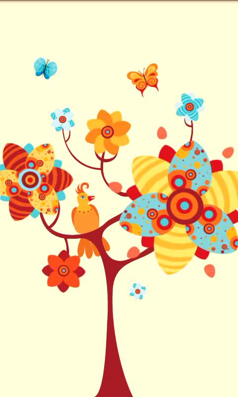 Patchwork Tree Live Wallpaper Screen 3