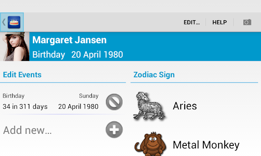 Anniversaires - screenshot thumbnail