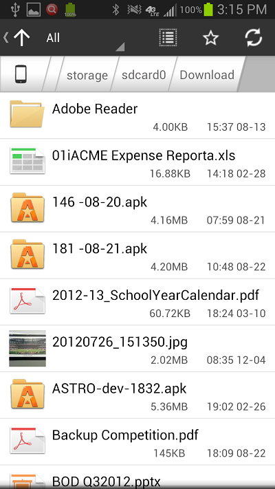 ASTRO File Mgr Ad Free (key) - screenshot