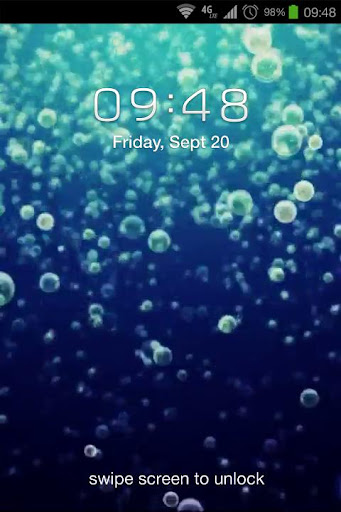 Water Bubbles Live Wallpaper