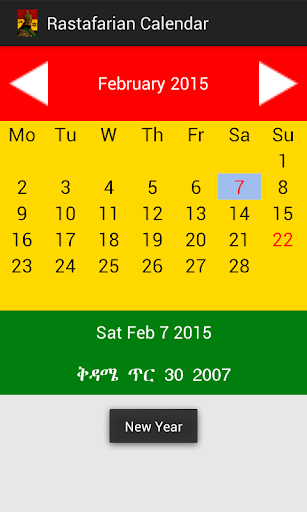 Rastafarian Calendar