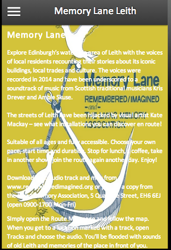 Memory Lane Leith