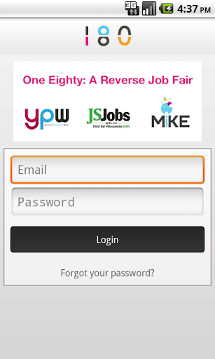 【免費生產應用App】One-Eighty: A Reverse Job Fair-APP點子