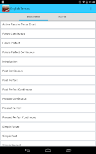 English Tenses - screenshot thumbnail