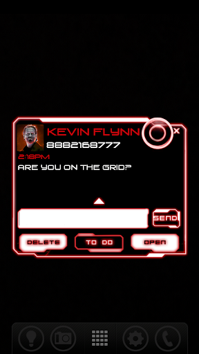 【免費個人化App】Legacy Red Glow Go SMS Theme-APP點子