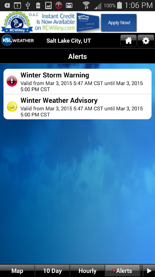 KSL Weather Android Apps on Google Play