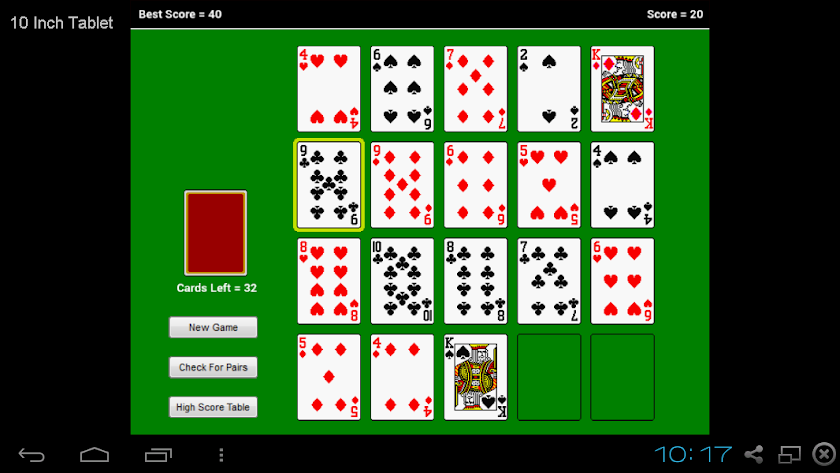 Monte Carlo Solitaire Screen 2