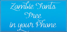 Zombie Fonts Free APK