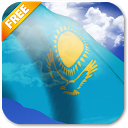 3D Kazakhstan Flag mobile app icon