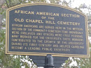 African American Section of the Old Chapel Hill Cemetery
