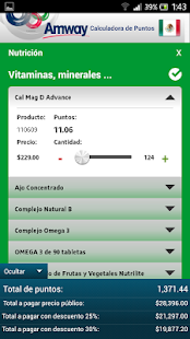 Calculadora de Puntos Amway Screenshots 4