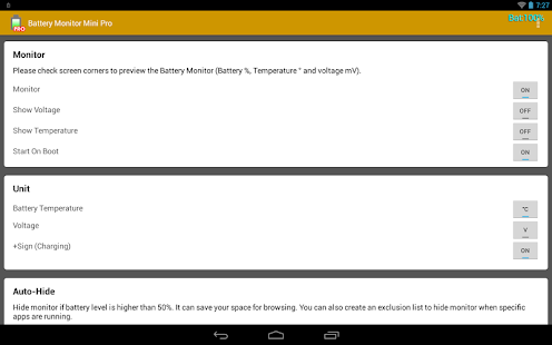 Battery Monitor Mini Pro - screenshot thumbnail
