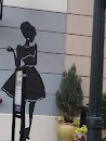 Lady on the Wall Mural
