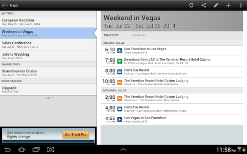 TripIt Travel Organizer App for Android icon
