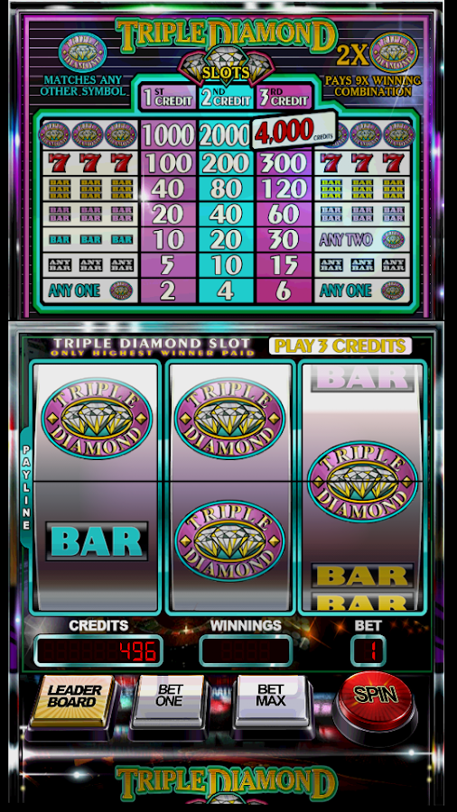 Free Triple Diamond Slot Machine
