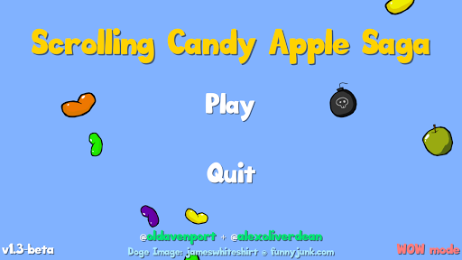 Scrolling Candy Apple Saga