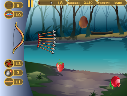 Shoot Fruits Bow Arrow game