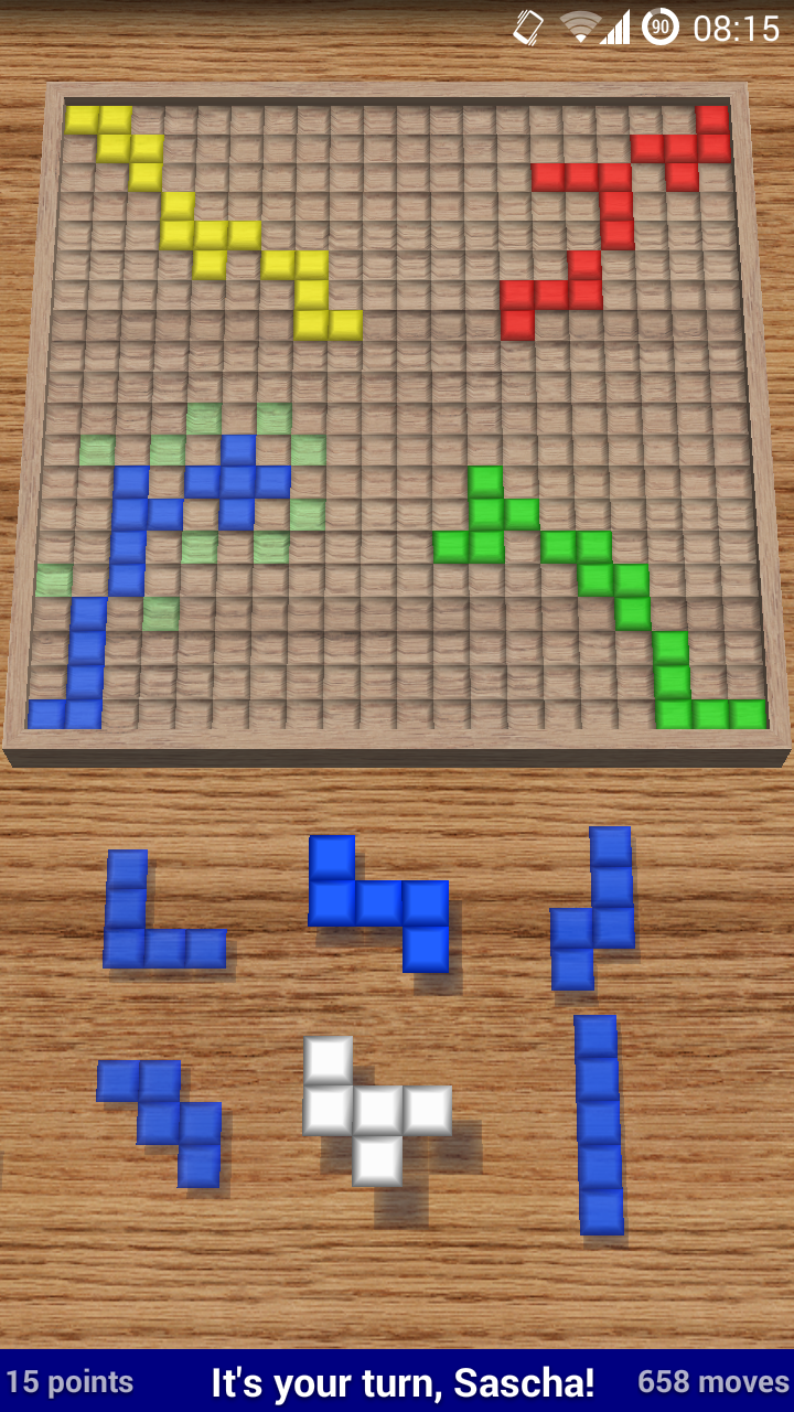 Android application Freebloks 3D screenshort
