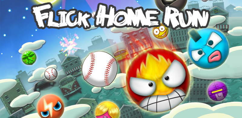 Flick Home Run! baseball game