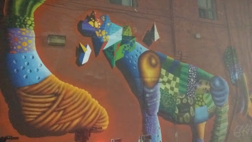 The Quilted Animals Mural