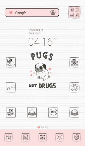 pugs not drugs 도돌런처 테마