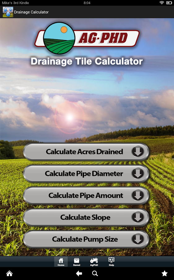 Drainage Tile Calculator Android Apps on Google Play