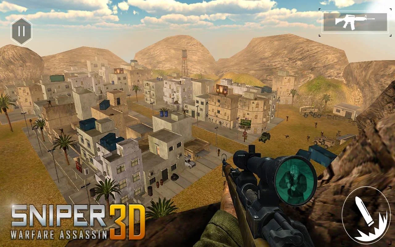    Sniper Guerra Assassino 3D- screenshot  