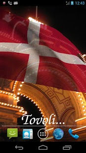Free 3D Denmark Flag LWP + APK for Android