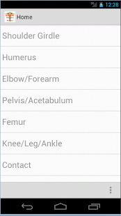 Android application Orthopedic Outcomes - Trauma screenshot