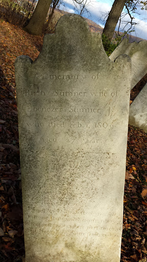Ruth Sumner Grave, Died Feb. 1, 1809