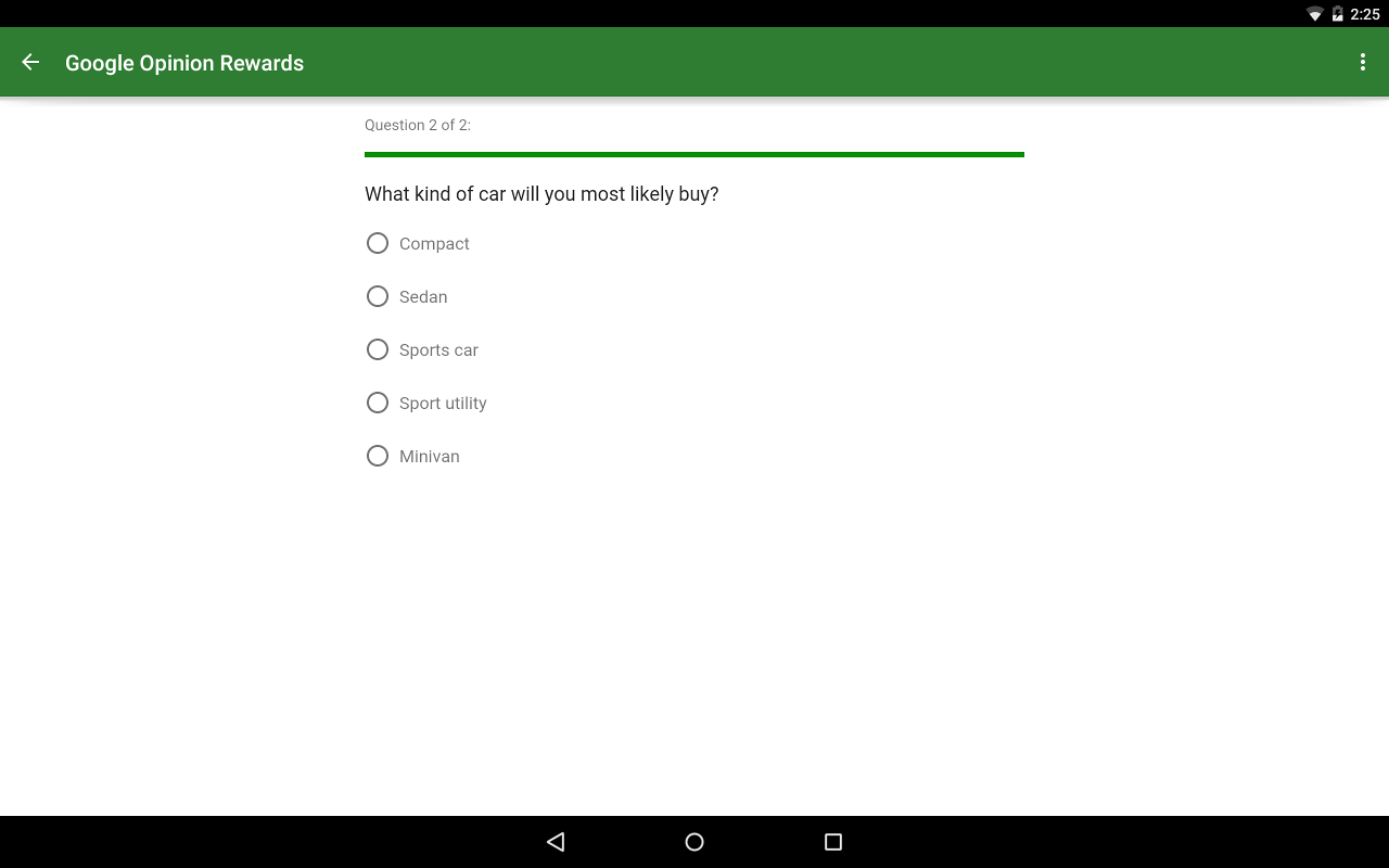 answer quick surveys and earn google play credits with google opinion 