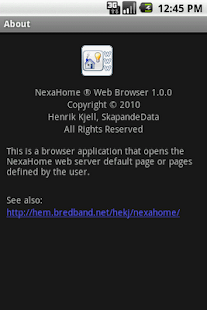 Free Download NexaHome Web Browser APK for PC