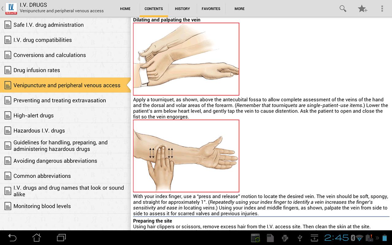 IV Drug Handbook for Android - Free.