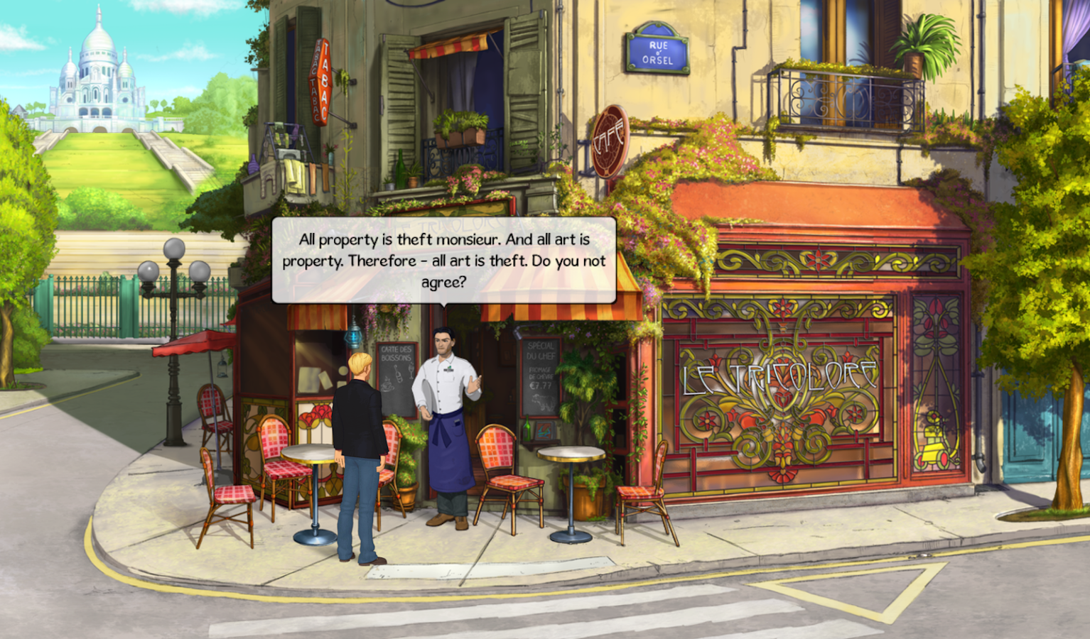 Broken Sword: La maldición de la serpiente - pantalla